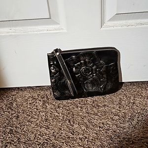 Patricia Nash embossed clutch